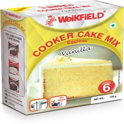 WeiKFiELD Eggless Cooker Cake Mix Vanilla 150 g