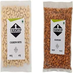 FARMUP Cashew Nut 250g + Almond 250 g