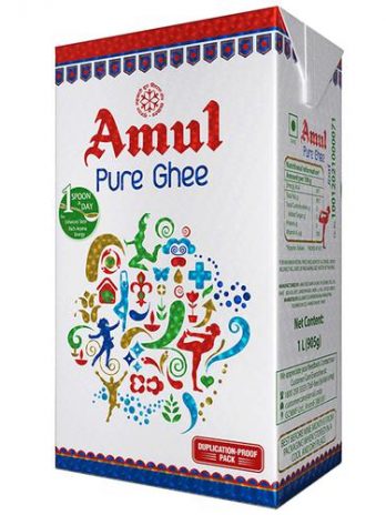 Amul Pure Ghee/Tuppa, 1 L Carton