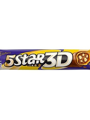 Cadbury 5 Star Chocolate Bar – 3D, 45g Pack 30/-