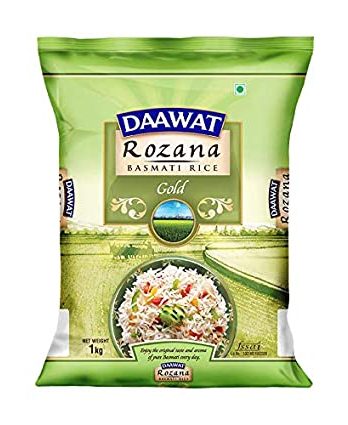 Daawat Rozana Gold Basmati Rice, 1kg