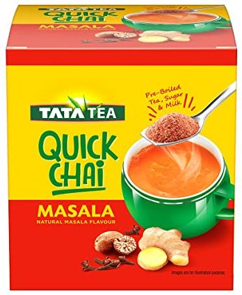 Tata Tea Quick Chai, Masala, 10 Sachets