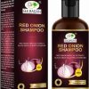 GULBADAN Red Onion Hair Fall Shampoo for Hair Growth & Hair Fall Control, with Red Onion & Black Seed for Men, Women (100 ml)