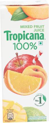 Tropicana 100% Mixed Fruit Juice (200 ml) – Bisarga Online Supermarket India
