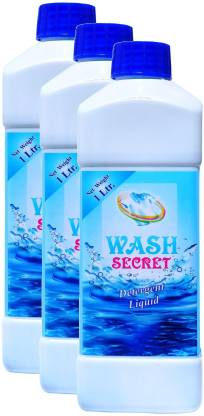 WASH SECRET LIQUID DETERGENT 1 LTR BOTTLE Lavender Liquid Detergent (3 x 1 L) – Bengali Grocery Online