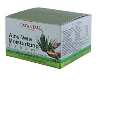 Patanjali Aloevera Moisturizing Cream (50G) (Pack Of 2) Skin care and Beauty Products
