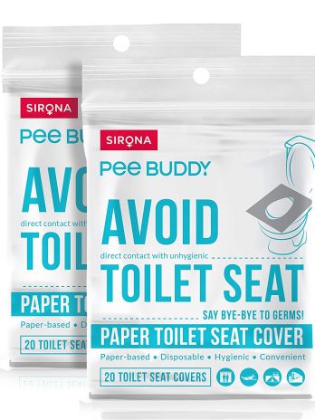 PeeBuddy Disposable Toilet Seat Covers – 40 Sheets (20 Sheets – 2 Pack) – Bisarga Online Supermarket India