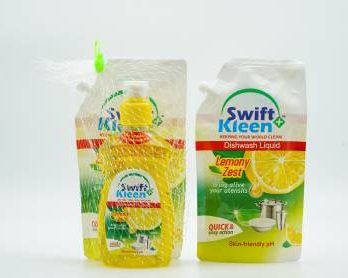 Swiftkleen DISH WASH 250ML POUCH OFFER Dish Cleaning Gel (Lemon, 0.37 L) – Bisarga Online Supermarket India